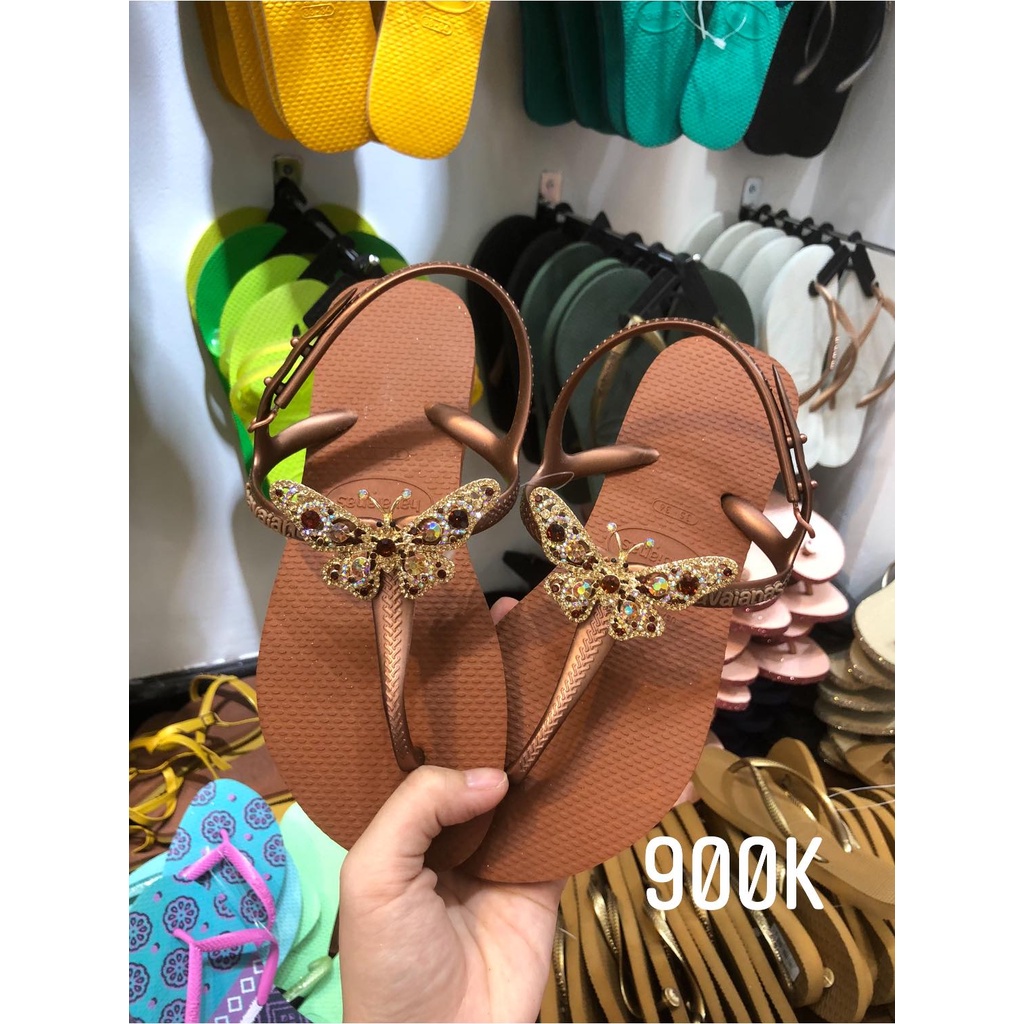 Bướm hột nâu , Charm gắn dép , link chỉ bán charm không bán kèm dép , vui lòng ib cho shop