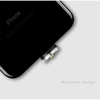 Cáp Sạc Nam Châm 3 Đầu Lightning, Micro USB, TYPE-C Tròn Xoay 360 Độ