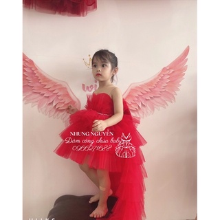  Váy CC Phượng Hoàng Đầm Công Chúa Cho Bé Gái Cao Cấp tặng Kèm Cài Đầu Cute