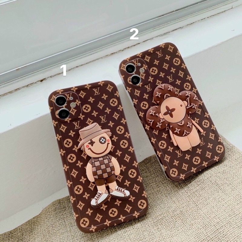 Ốp cao su hình nổi Mickey Ip6/6p/7p/X/Xmax/ip11/ip11pro max