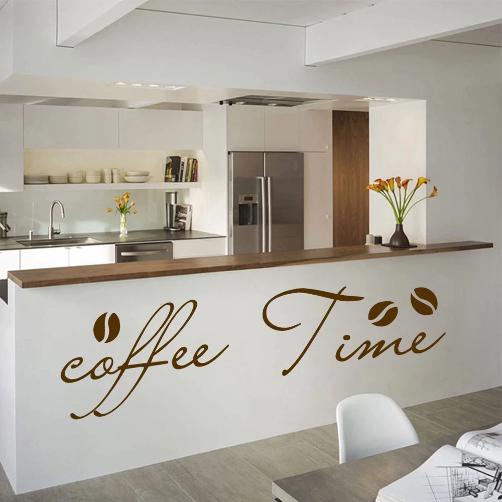 Decal trang trí tiệm cà phê, tăng doanh thu, thu hút khách hàng