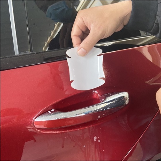 Bộ 04 Miếng Dán Chống Xước Hõm Tay Nắm Cửa Xe Ô Tô Cao Cấp