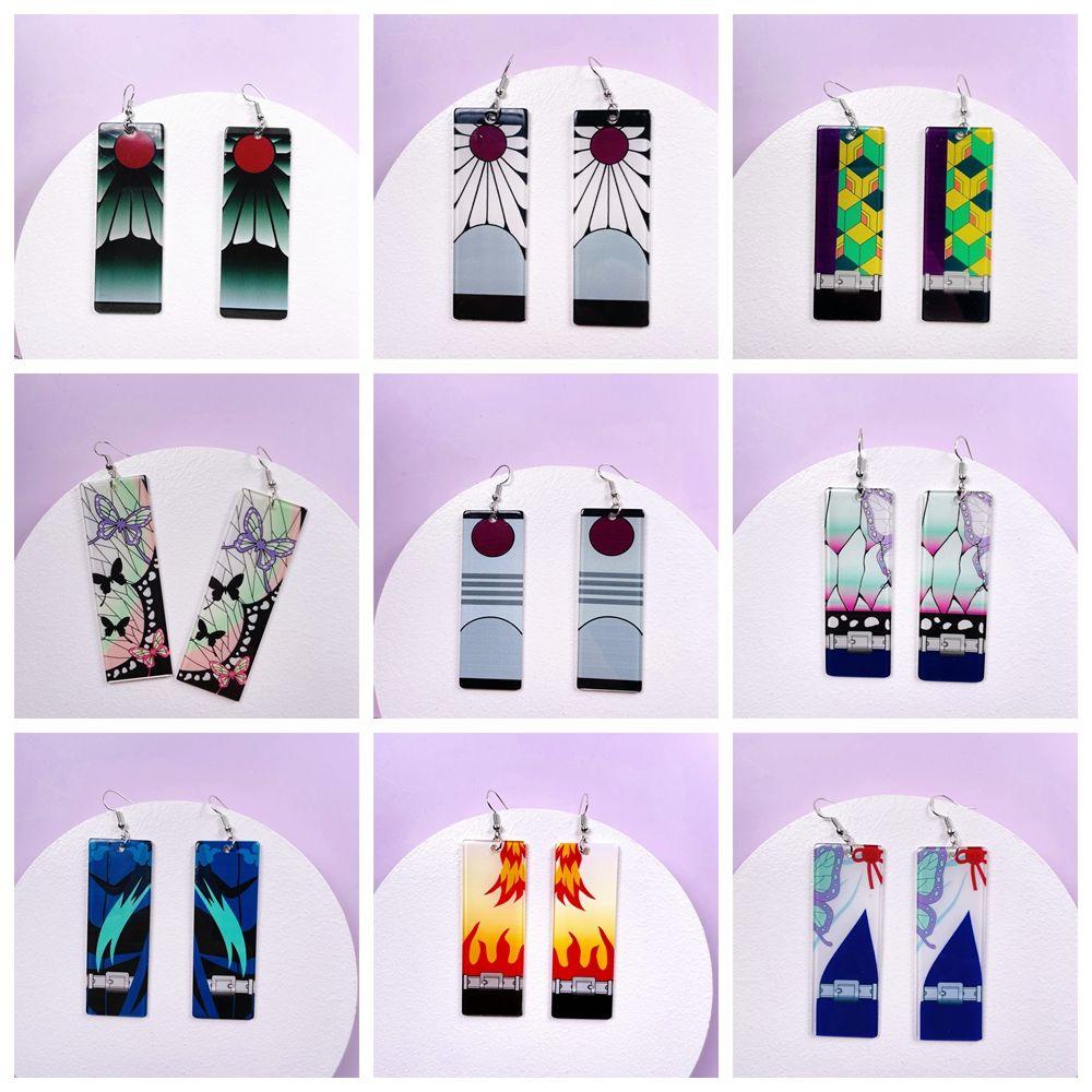 Khuyên Tai Dáng Dài Họa Tiết Hoạt Hình Tsuyuri Kanawo