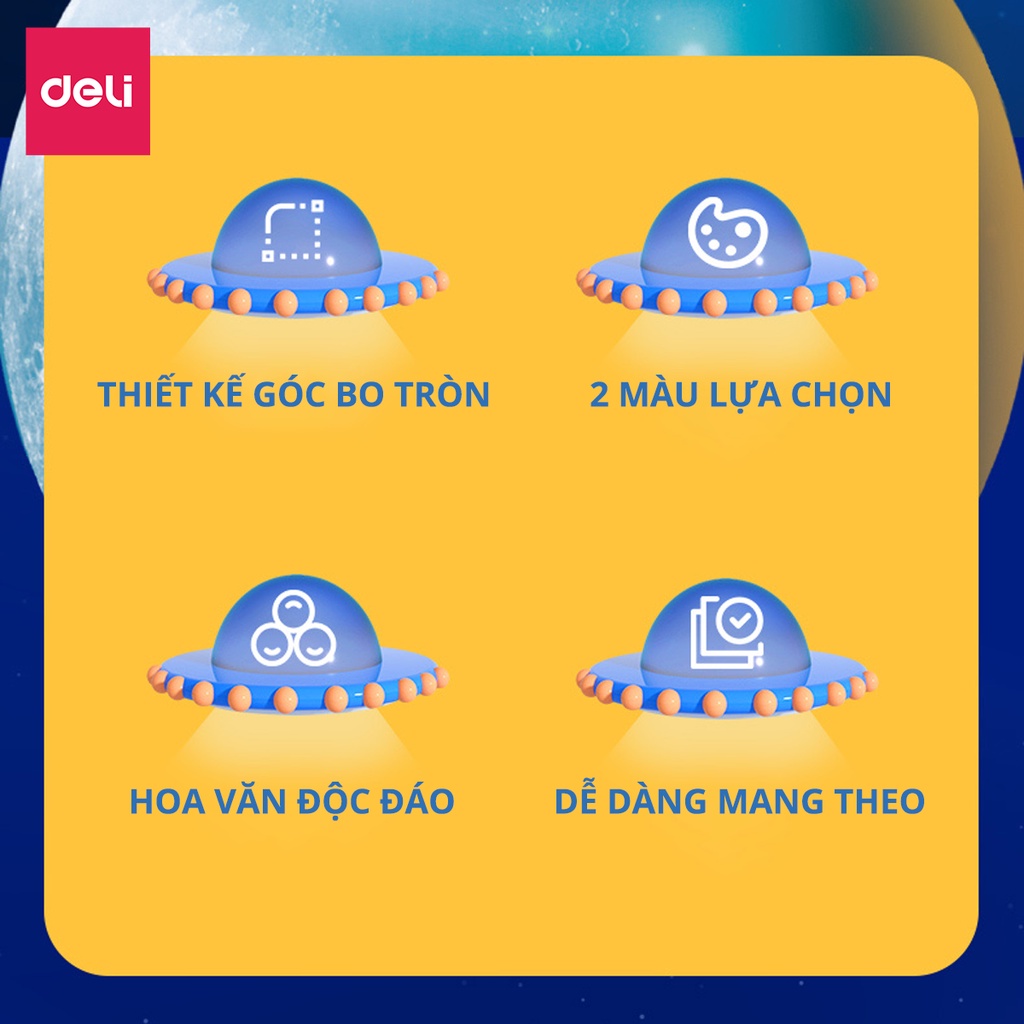 [Mã LIFEDL44 giảm 50K đơn 99K] Kéo học sinh Deli hình con gấu dễ thương - Kéo cắt thực hành thủ công - 6023S