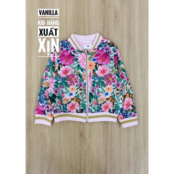 Áo bomber boa HM dư xịn bé gái