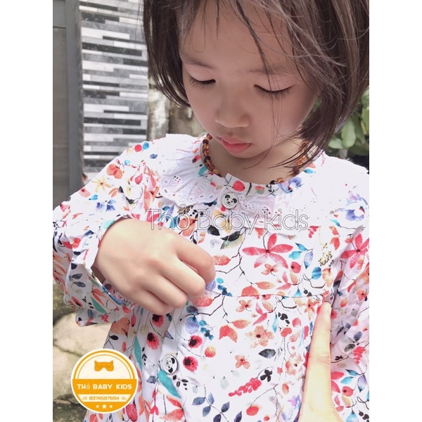 Bộ lanh/tole bé gái tiểu thư shop thỏ baby kids