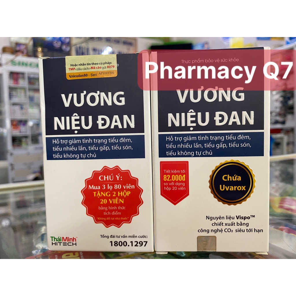 Vương Niệu Đan - Hỗ trợ giảm tình trạng tiểu đêm, tiểu nhiều lần, tiểu són, tiểu gấp, tiểu không tự chủ