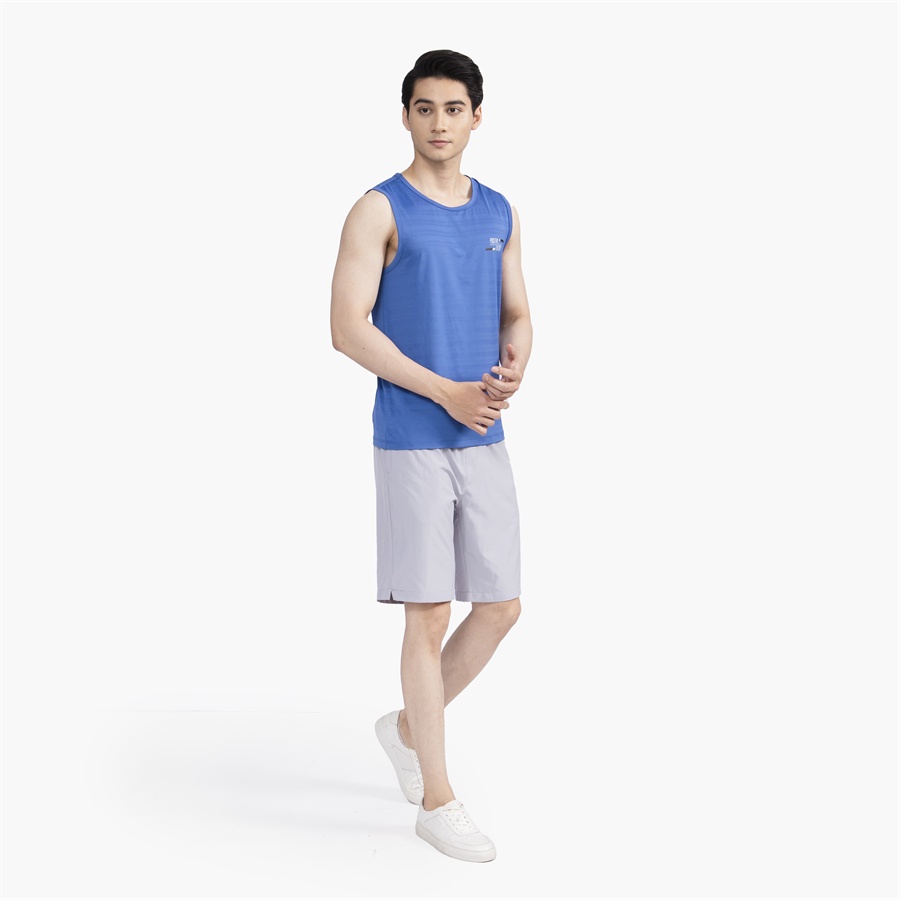 Áo ba lỗ nam ARISTINO ATT016S2 thun kẻ chìm mặc lót trong tập gym dáng tanktop sát nách vải cotton cao cấp mềm mát