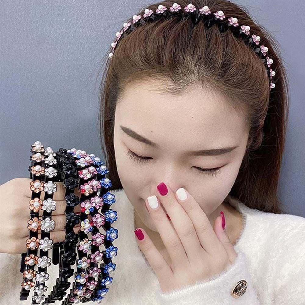 Vanes1 Băng Đô Răng Hoa Vintage Ngọt Ngào Rửa Mặt|Băng Đô Cài Tóc Thiết Kế Xinh Xắn Thời Trang Cho Nữ