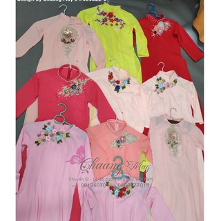 Áo dài hàng lẻ size giá xả kho thanh lý vừa bán vừa tặng kèm quần