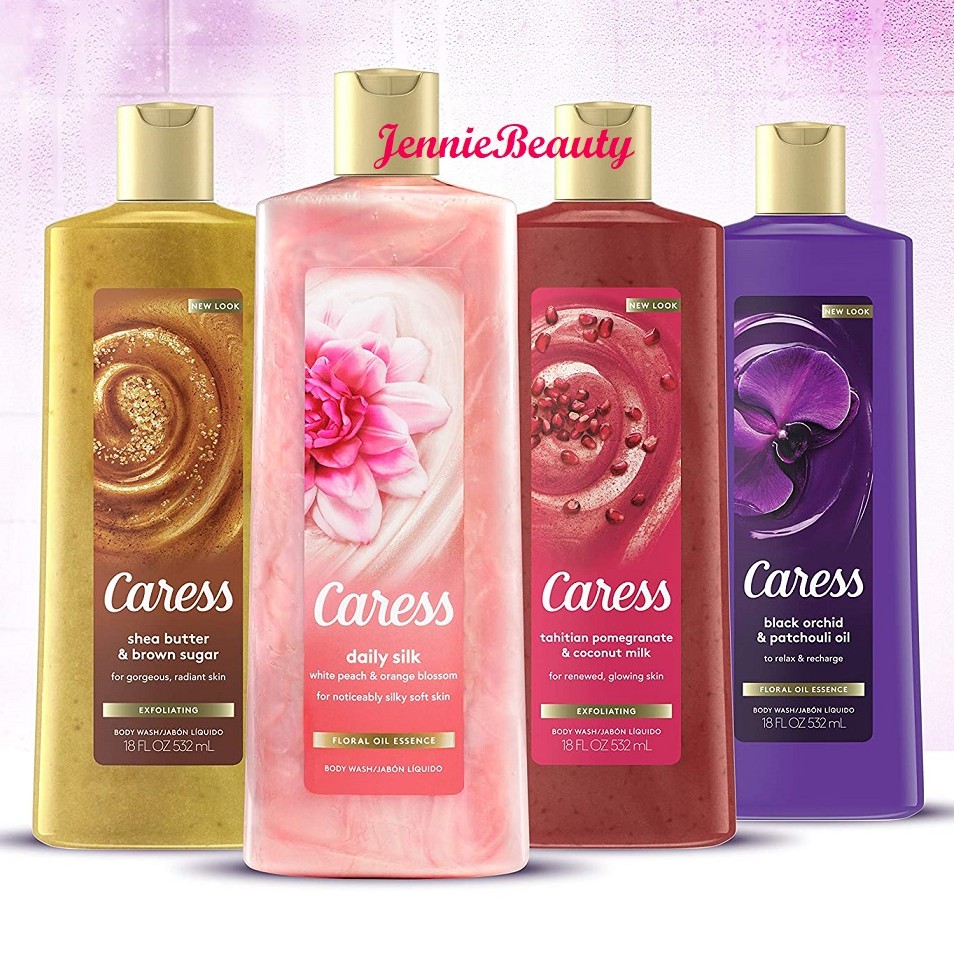 [Hàng USA] Sữa tắm dưỡng da hương nước hoa Caress Body Wash (532ml)