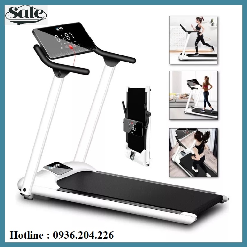 Máy chạy bộ gia đình SAIB màn hình cảm ứng tiết kiệm điện năng, Máy đi bộ trong nhà chống rung - Có Kèm Ảnh Thật