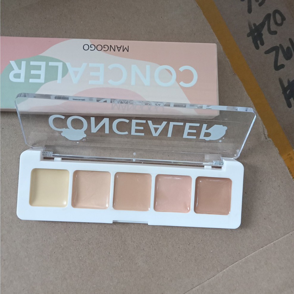 Bảng che khuyết điểm 5 ô Mangogo Concealer Sena Beauty | WebRaoVat - webraovat.net.vn