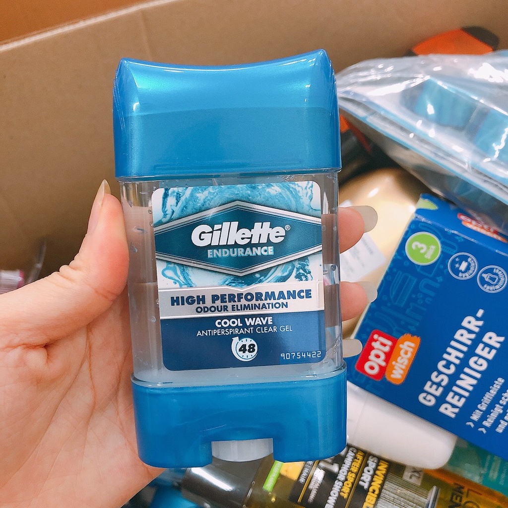 Gel khử mùi, Lăn khử mùi, Lăn nách Gillette High Performance 70ml - Đức