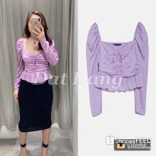 Áo kiểu nữ Zara auth chính hãng + ảnh thật