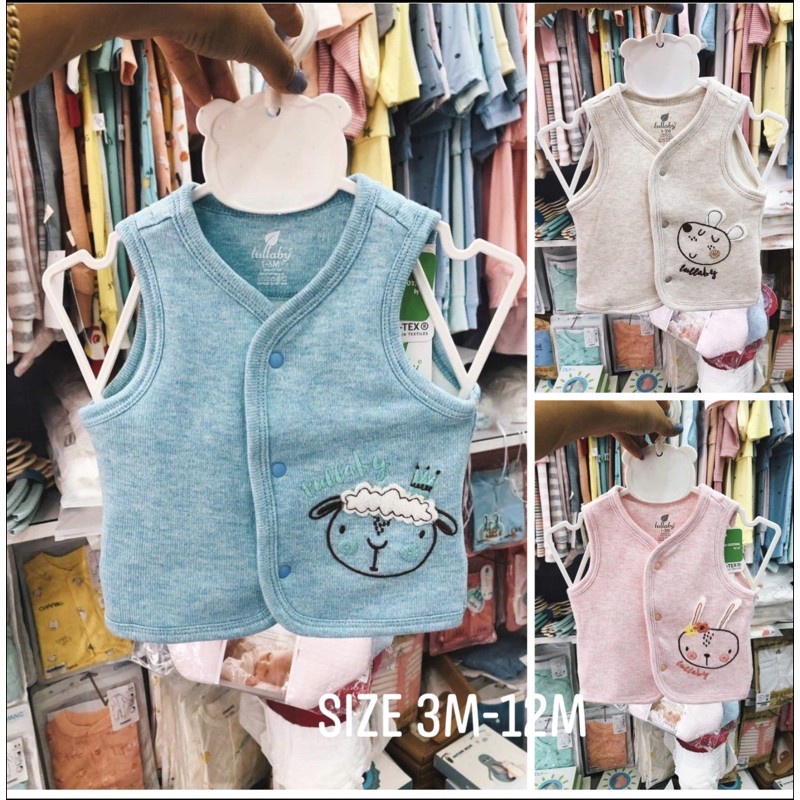 Áo Gile Bông Trần Bé Trai/Gái Lullaby (Sz 6m-4y) xả hàng - Hàng mới về