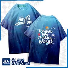 Áo lớp Galaxy , Áo lớp in nền loang áo đồng phục nhóm , giá sỉ  chất đẹp, nhận in nền theo yêu cầu