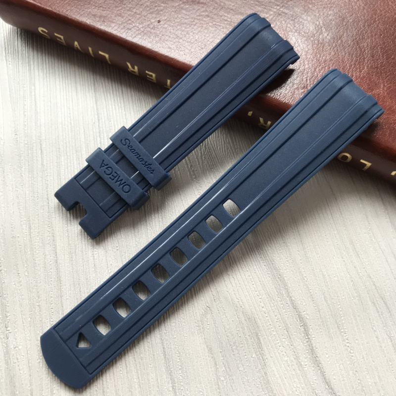 Dây Đeo Silicon 20mm Cho Đồng Hồ Thông Minh Omega New Seamaster 300 AT150