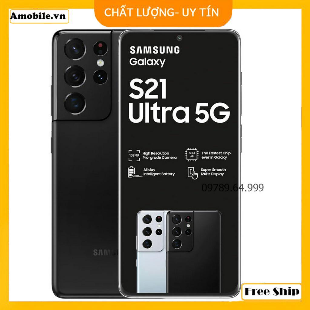 [Free Ship] Điện Thoại Samsung Galaxy S21 Ultra 5G Ram12Gb/Room256Gb/ PIN 5000Mah siêu trâu tại Amobile.vn