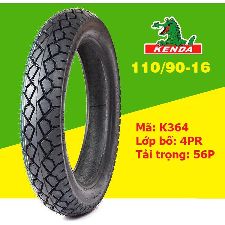 [RẺ NHẤT]Lốp xe Kenda 110/90-16
