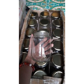 Hũ thủy tinh nắp vặn 500ml