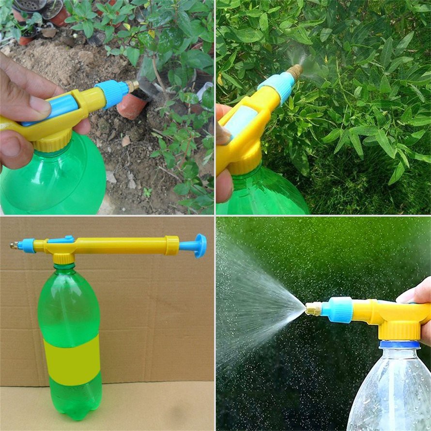 Đầu vòi xịt tưới nước áp suất cao gắn bình nước nhựa