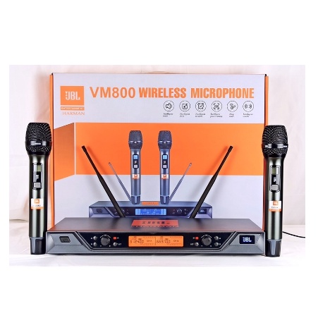 Micro không dây IBL VM-800 hát karaoke chuyên nghiệp giúp giọng hát trong sáng hơn chống hú tốt