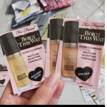 [BiLL US] Sample Che Khuyết Điểm Too Faced Born This Way Super Coverage Multi-Use Sculpting Concealer