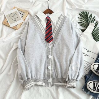 Áo len cardigan