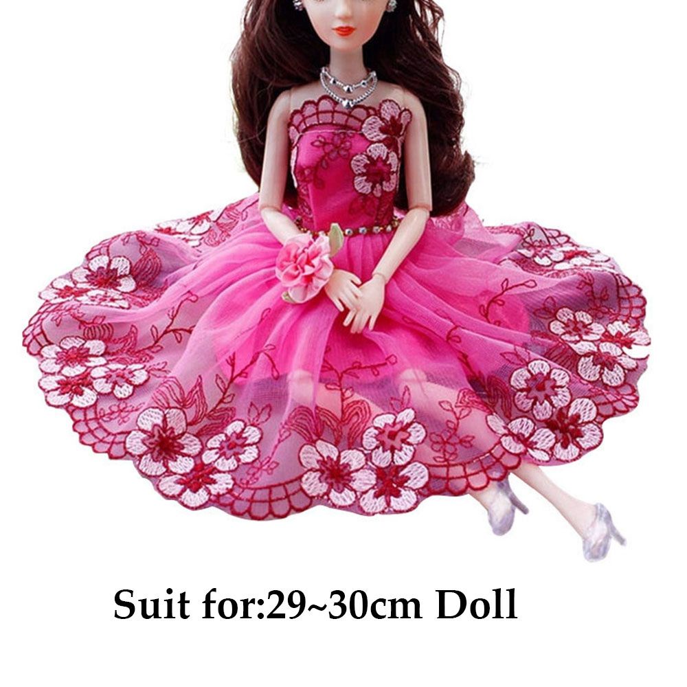 Bộ đầm công chúa đồ chơi búp bê 30cm 12 kiểu