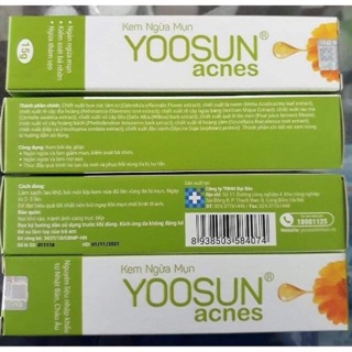 Kem Yoosun acnes ngừa mụn hết thâm