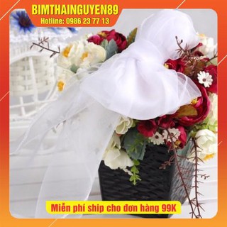 Khăn Voan Cho Bé Trai/ Bé Gái (Khăn Che Mặt Chùm Đầu Khi Bé Ra Ngoài)