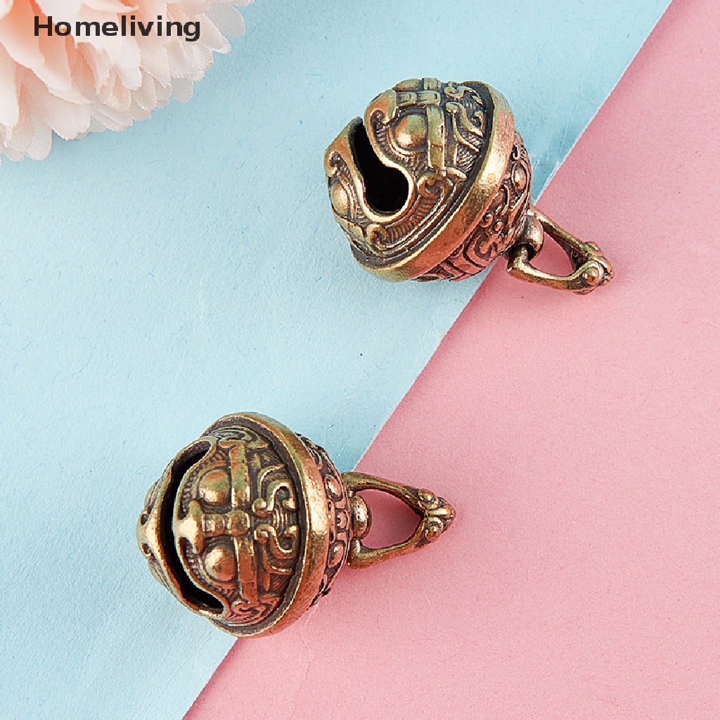 Chuông Đồng Thau Làm Mặt Dây Chuyền / Chìa Khóa Xe Hơi Trang Trí Nội Thất