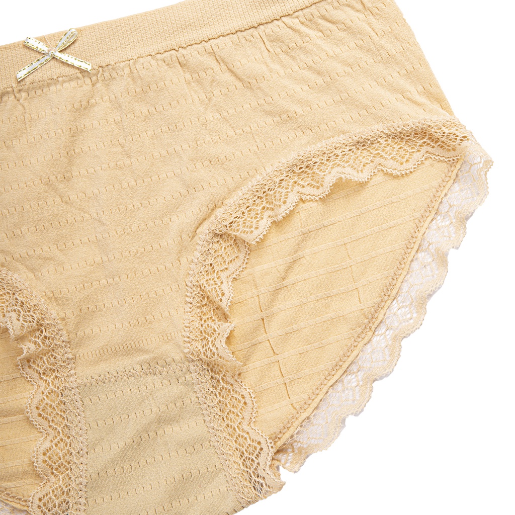 Quần Lót Nữ Cotton Cạp Trung Mỏng Co Giãn Kháng Khuẩn Bechipi – QL2018
