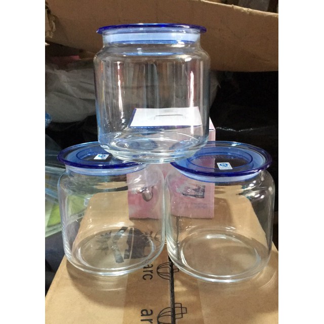 Hũ thủy tinh 500ml đến 1000 ml . Hộp tròn thủy tinh Rondo Luminarc 500ml/1000ml/1L/1 lit cao cấp