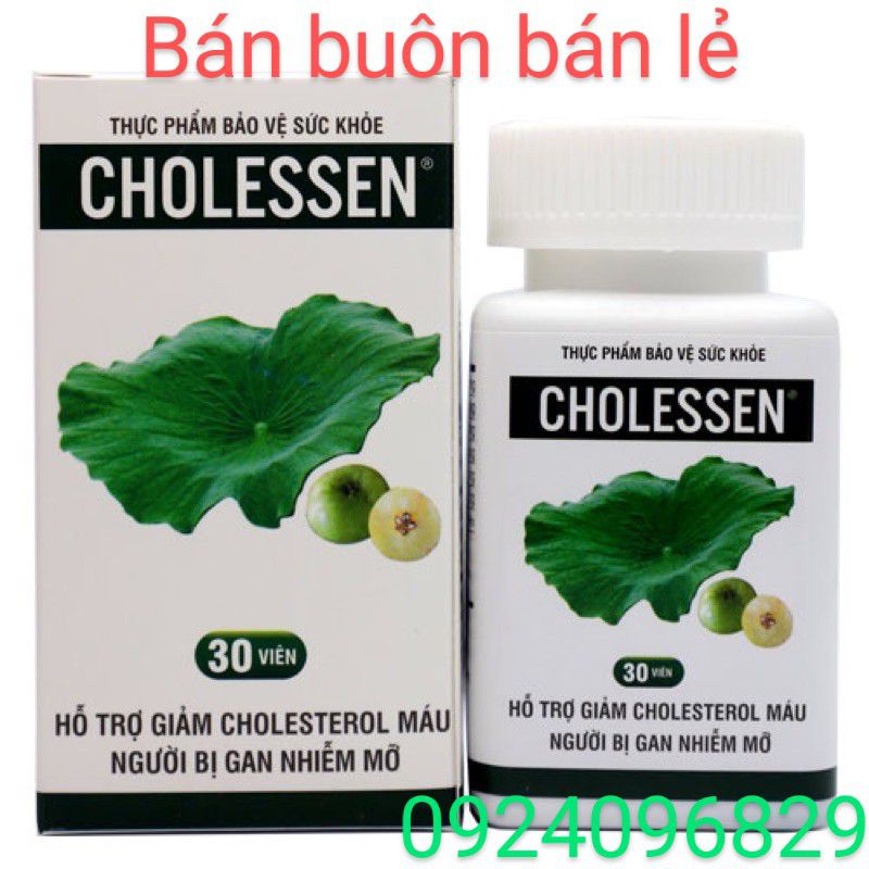 CHOLESSEN - Giảm mỡ máu, hạ men gan,tăng cường chức năng gan...