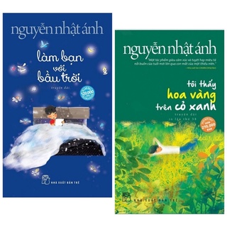 Sách - Combo Nguyễn Nhật Ánh Làm Bạn Với Bầu Trời + Tôi Thấy Hoa Vàng Trên