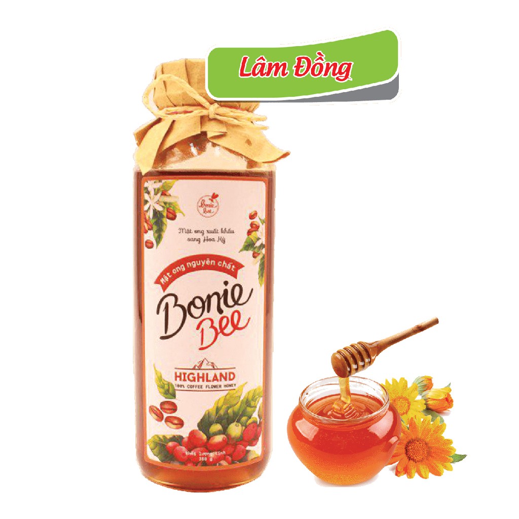 [Mã BMBAU50 giảm 7% đơn 99K] Mật ong nguyên chất BONIE BEE HIGHLAND 380gr