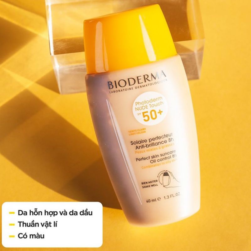 Kem chống nắng Bioderma Photoderm NUDE Touch
