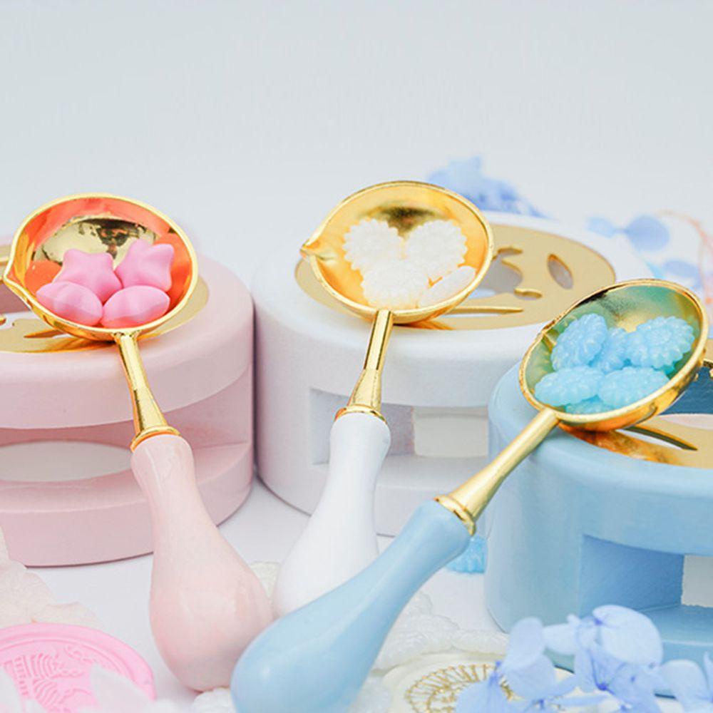 Lò Nung Sáp AUGUSTINA Phong Cách Retro|Lò Nung Sáp Niêm Phong Bì Thư Tay Cầm Bằng Gỗ Nhiều Màu Sắc