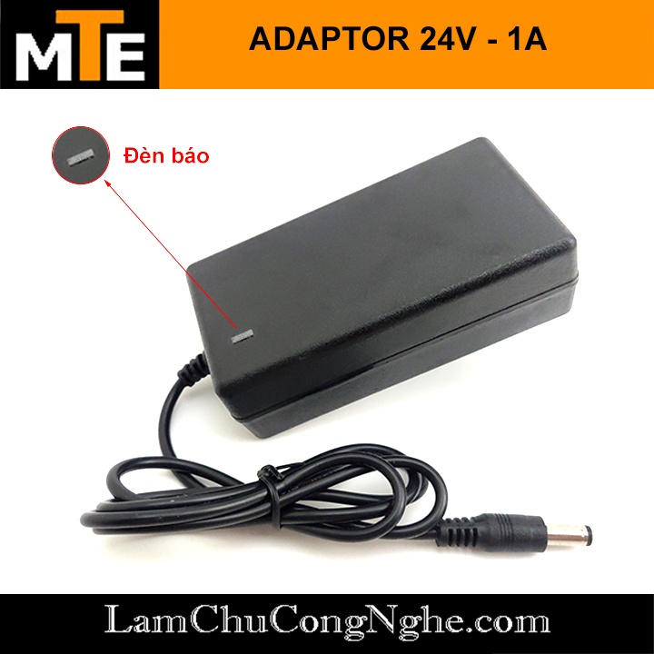 Nguồn adapter 24V 1A jack DC 5.5 * 2.1 mm