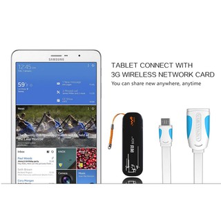 CÁP MICRO USB OTG VENTION VAS-A09-W025