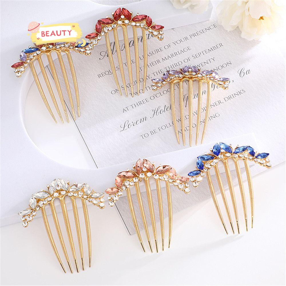 Lược Cài Tóc Cô Dâu Đính Đá Sang Trọng