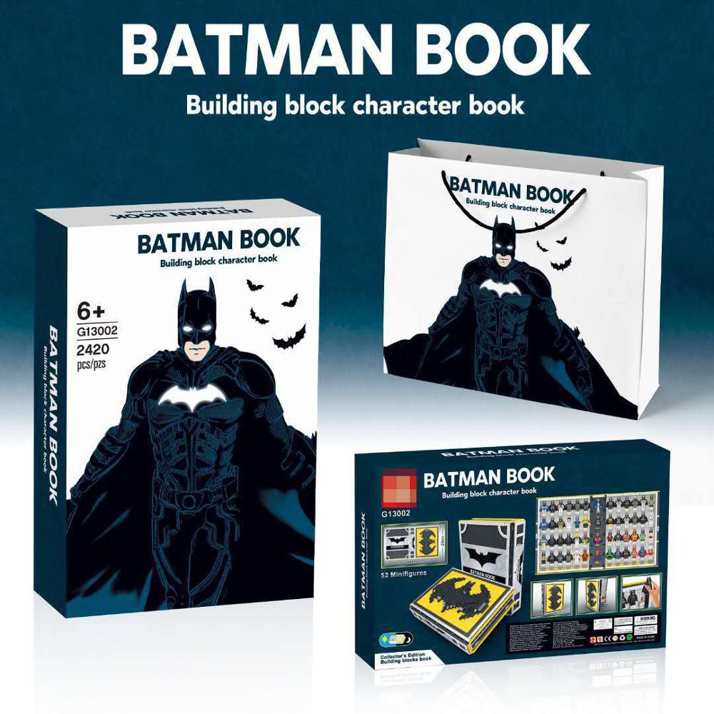 Lắp ghép Mô hình Sắt Bộ Sách Batman Nhân Vật Bộ Sưu Tập Combo batman BOOK 52Minifigures Siêu Anh Hùng Batman 13002