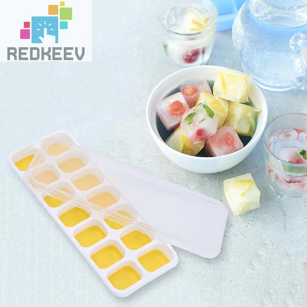 Khuôn Silicone Làm Đá 14 Ô Tiện Dụng