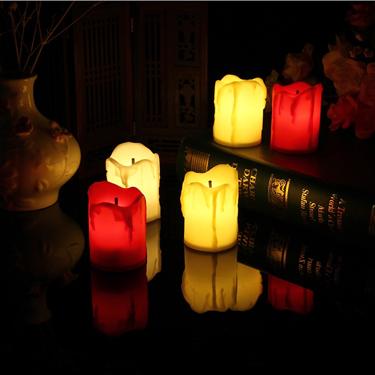 Nến tealight điện tử trang trí sinh nhật, phòng trà