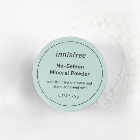 Phấn phủ kiềm dầu dạng bột innisfree No Sebum Mineral Powder 5g