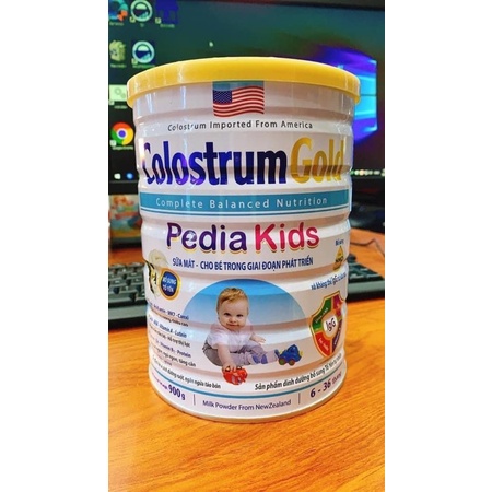 Sữa Bột Colostrum gold Pedia Kids dành cho trẻ từ 6-36 tháng