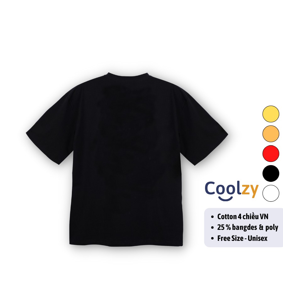 Áo Thun tay lỡ unisex.  Áo Phông form rộng Tay Lỡ In World Different chất liệu cotton cao cấp| CoolZy