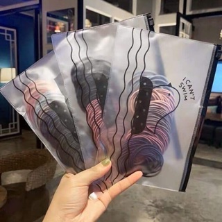 Set 100 dây buộc tóc nữ kèm túi zip